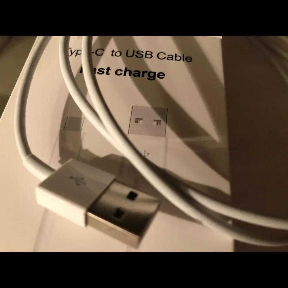 Set of 3 charging cables type C to USB cable FAST CHARGE retail $45